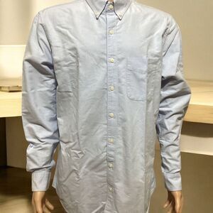 Men’s Classic Fit American Eagle Chambray Blue Dress Shirt LT